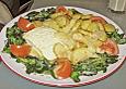 Apfel - Feta mit Bratkartoffeln