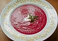Rote Bete - Suppe mit Meerrettich