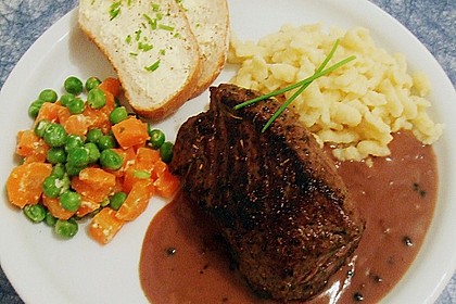 Rotwein - Pfeffer - Sauce