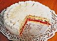Festliche Himbeertorte