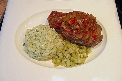 Osso Buco  - Kalbshaxe geschmort 1