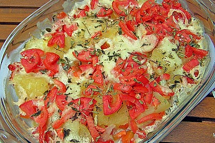 Kartoffel - Paprika - Gratin 3
