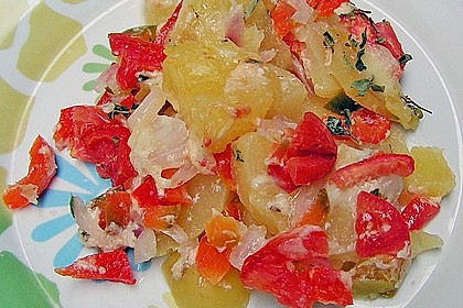 Kartoffel - Paprika - Gratin 4