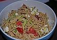 Spagettisalat mit Feta