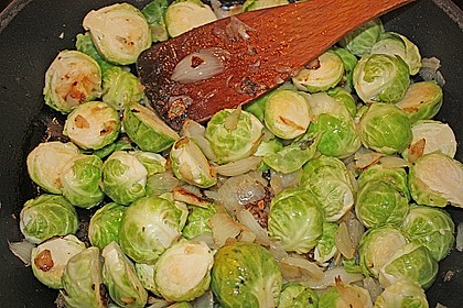Glasierter Rosenkohl 9