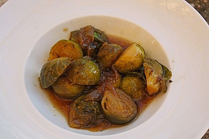 Glasierter Rosenkohl 1