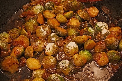 Glasierter Rosenkohl 6