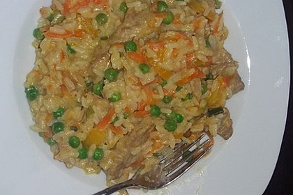 Reis - Gemüse - Pfanne mit Frischkäse 37