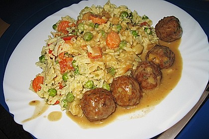 Reis - Gemüse - Pfanne mit Frischkäse 6