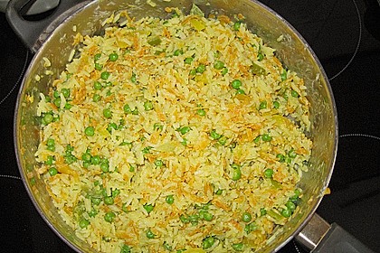 Reis - Gemüse - Pfanne mit Frischkäse 20