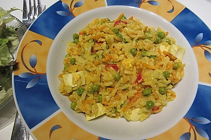 Reis - Gemüse - Pfanne mit Frischkäse 7