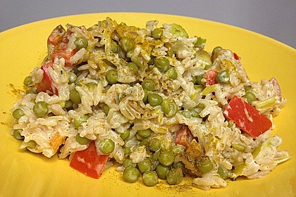 Reis - Gemüse - Pfanne mit Frischkäse 30