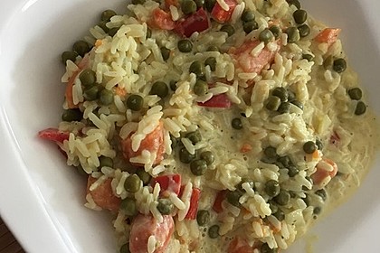 Reis - Gemüse - Pfanne mit Frischkäse 26
