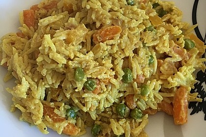 Reis - Gemüse - Pfanne mit Frischkäse 25