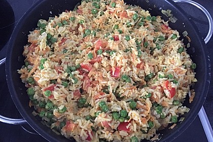 Reis - Gemüse - Pfanne mit Frischkäse 29