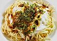Spagetti mit Joghurtsauce