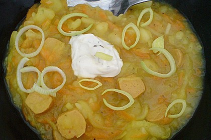Kartoffelsuppe indische Art 1