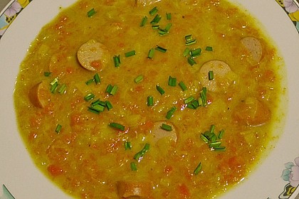 Kartoffelsuppe indische Art 2