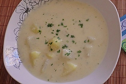 Kohlrabi - Petersilien - Suppe 1