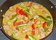 H&uuml;hnercurry mit Kokos