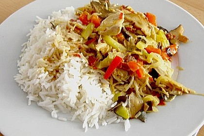Scharf - bunte - Asiapfanne