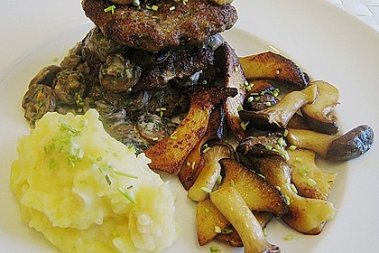 Hackfleisch - Pilz - Whopper an Kartoffel - Sellerie - P&uuml;ree 5