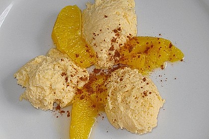 Marzipanmousse mit Gew&uuml;rzorangen