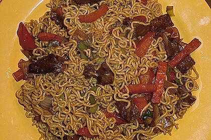 Bratnudeln mit Rindfleisch 8