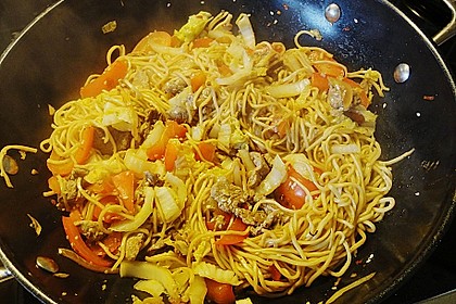 Bratnudeln mit Rindfleisch 9