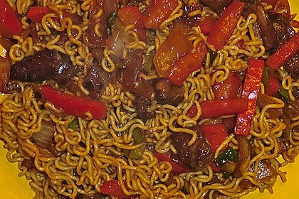 Bratnudeln mit Rindfleisch 12