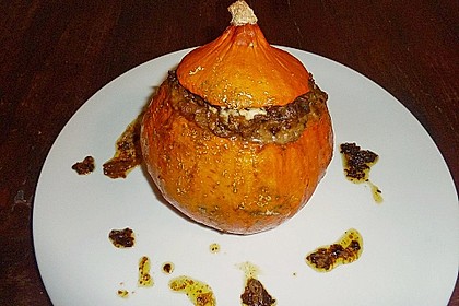 Aroma - gef&uuml;llter K&uuml;rbis aus dem Backofen 5