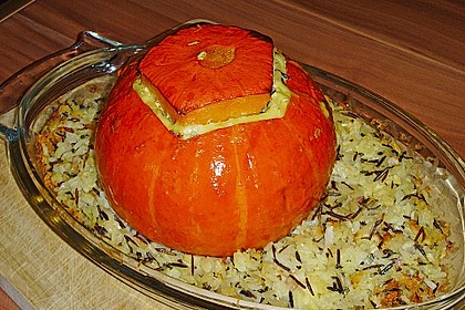 Aroma - gef&uuml;llter K&uuml;rbis aus dem Backofen 6