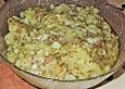 Kartoffelsalat mit Knoblauch und Sesam