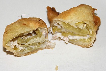 Zwiebelringe und Brokkoli im Bierteig 4