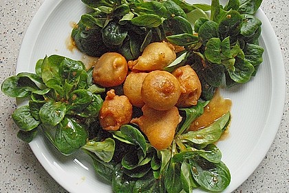 Zwiebelringe und Brokkoli im Bierteig 7