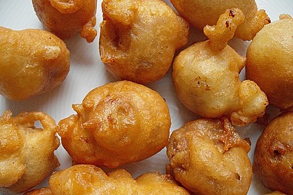 Zwiebelringe und Brokkoli im Bierteig 8