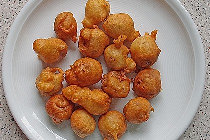 Zwiebelringe und Brokkoli im Bierteig 11