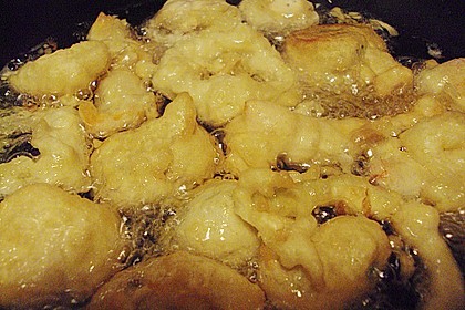 Zwiebelringe und Brokkoli im Bierteig 14