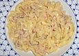 Pasta mit Schinken und Sahne