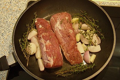 Glasiertes Schweinefilet 4