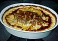Hackbraten auf Kartoffelgratin