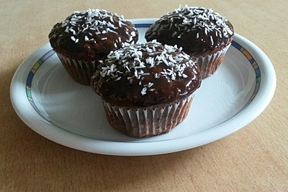 Veganer Schoko - Nuss - Kokos - Kuchen 34