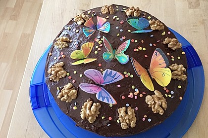Veganer Schoko - Nuss - Kokos - Kuchen 2