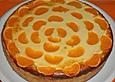 K&auml;sekuchen mit Mandarinen