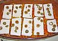Leberk&auml;se mit Paprika und Schafsk&auml;se &uuml;berbacken
