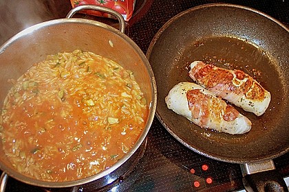 Griechische Reisnudelpfanne mit H&auml;hnchenbrustfilet 2