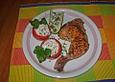 H&uuml;hnchen mit Tomaten