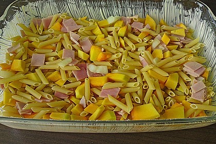 Kürbis - Nudelauflauf 7