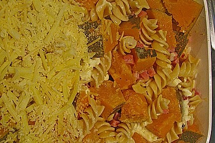 Kürbis - Nudelauflauf 2
