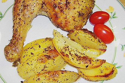 Griechische H&auml;hnchenschenkelpfanne